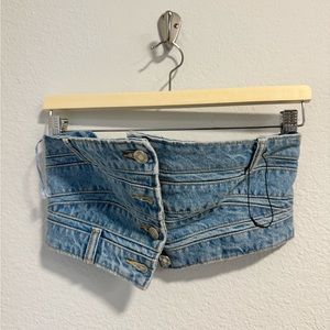 NWOT ZARA denim bandeau